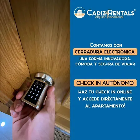 アパート El Atico De Marinas Free Parking By Cadiz4rentals *